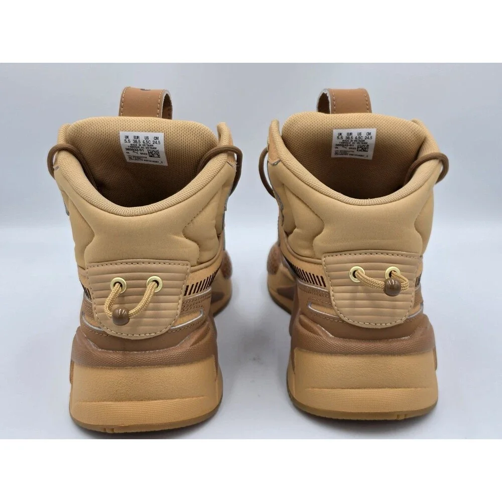PUMA Mens Rs-X Mid & Chill High Shoes Casual Taffy Chipmunk Women's Size 8.5